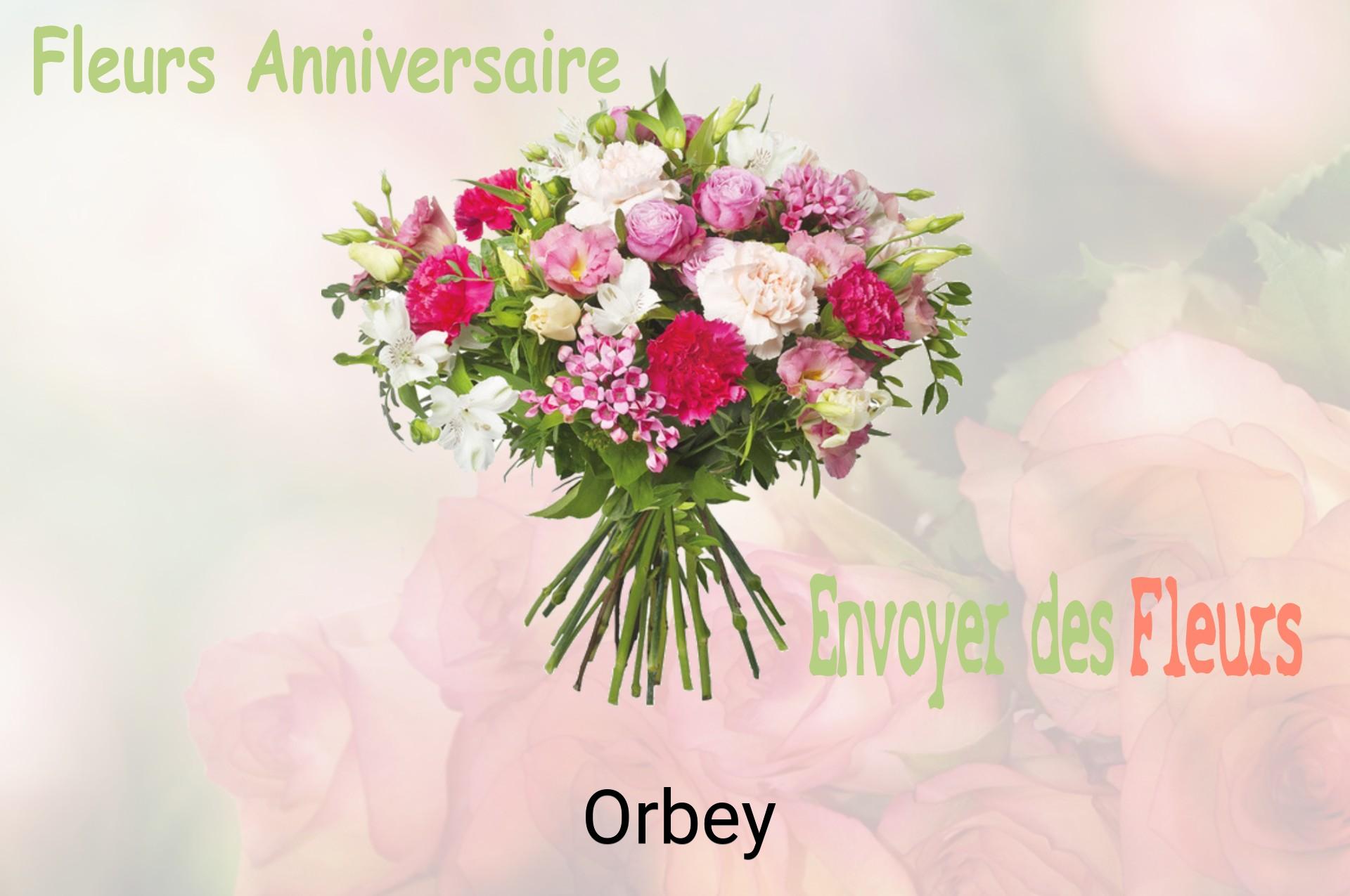 Bouquet de fleurs d’anniversaire livré à Orbey