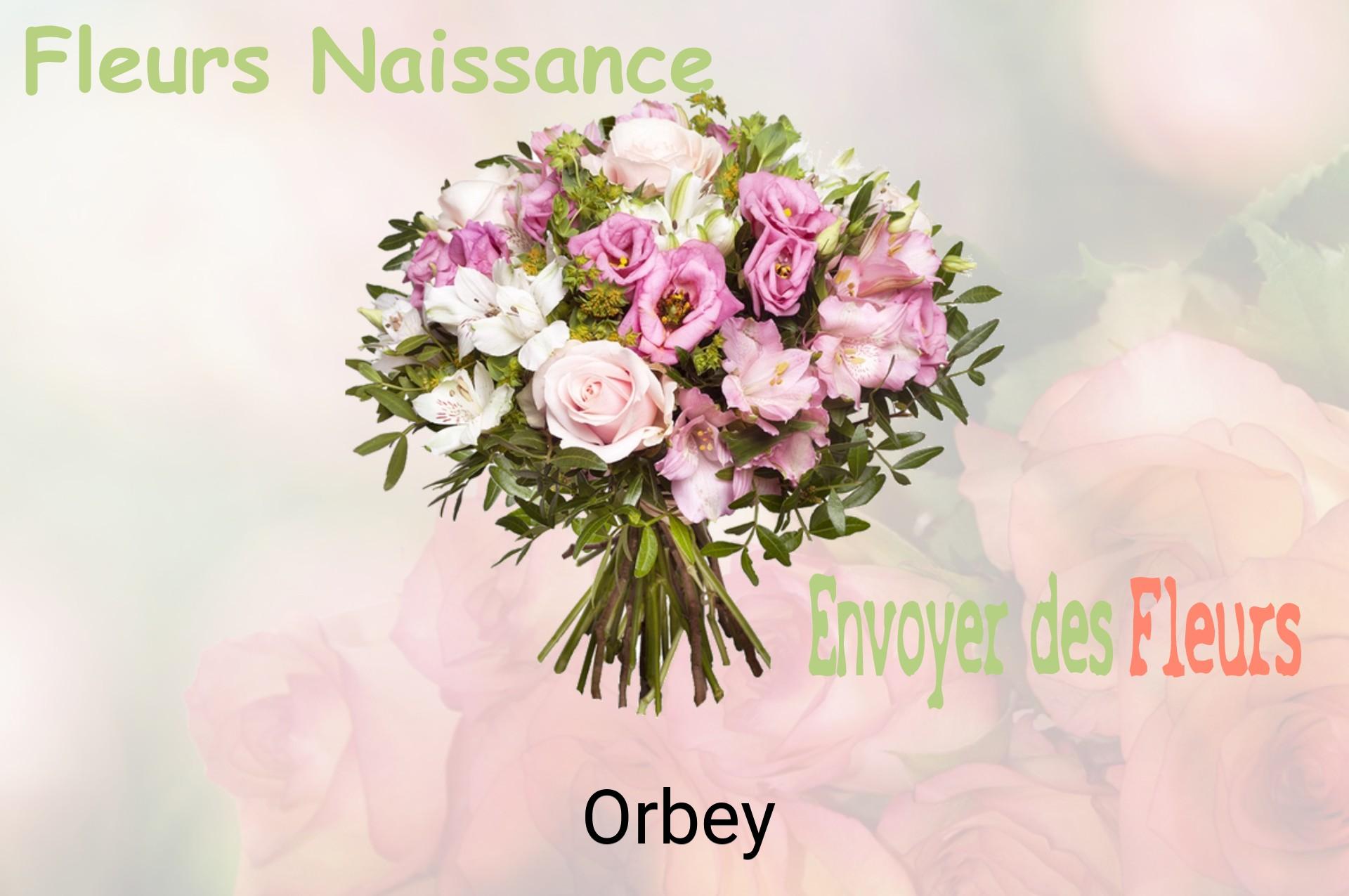 Bouquet de fleurs de naissance livré à Orbey